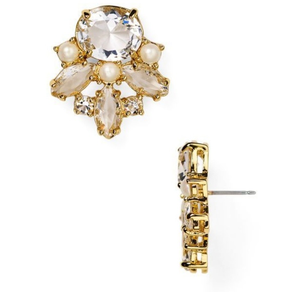 🔥HP🔥LAST 1 NWT KATE SPADE GOLD PLATED GEMS STUD - Picture 4 of 5